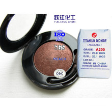 Utilisation cosmétique Pigment blanc Dioxyde de titane / Foof Grade TiO2